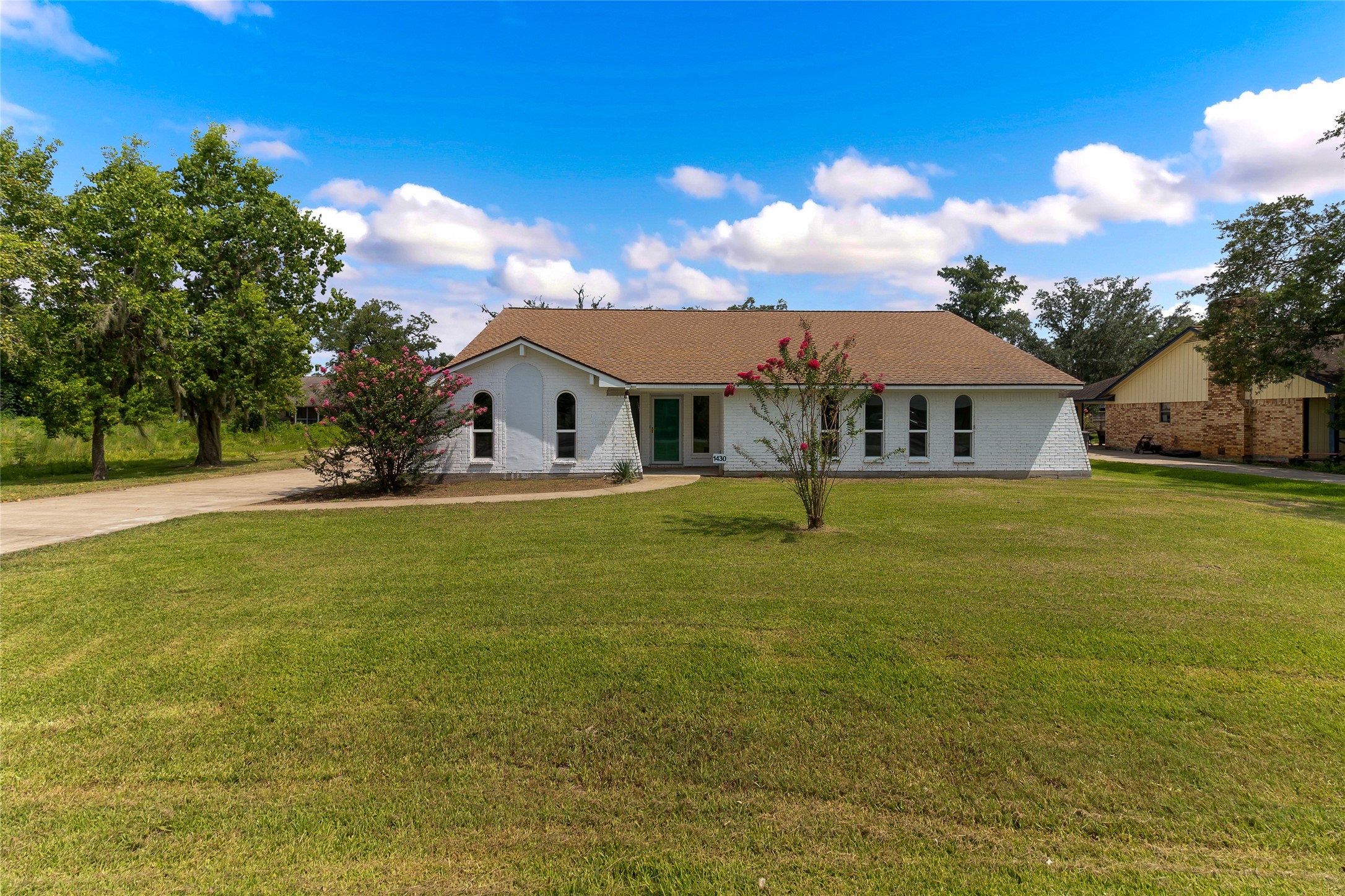 Welcome to 1430 North Road! Situated on a half acre lot and conveniently located between Lake Jackson and Brazoria, this property offers a country feel just outside town.