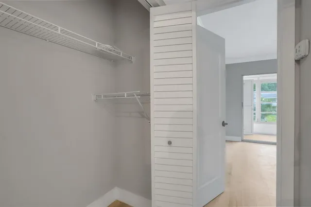 a view of walk in closet