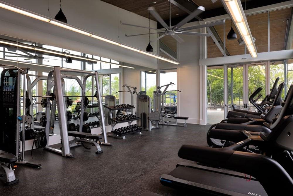 337 Augusta Court Oak Point, TX 75068 - Photo 26 of 26 a view of a room with gym equipment