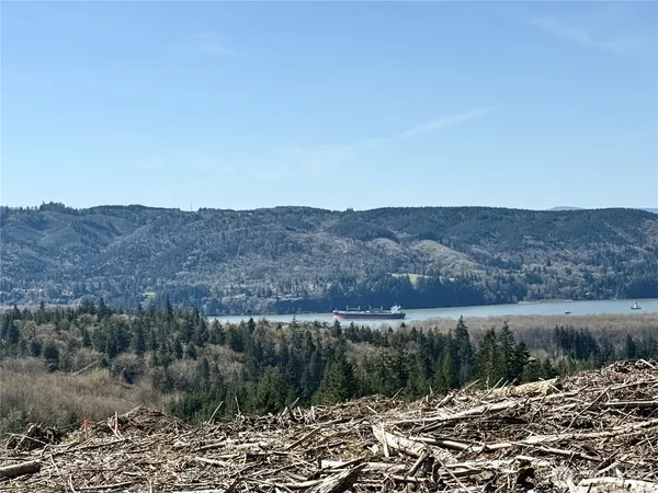 a view of lake and mountain