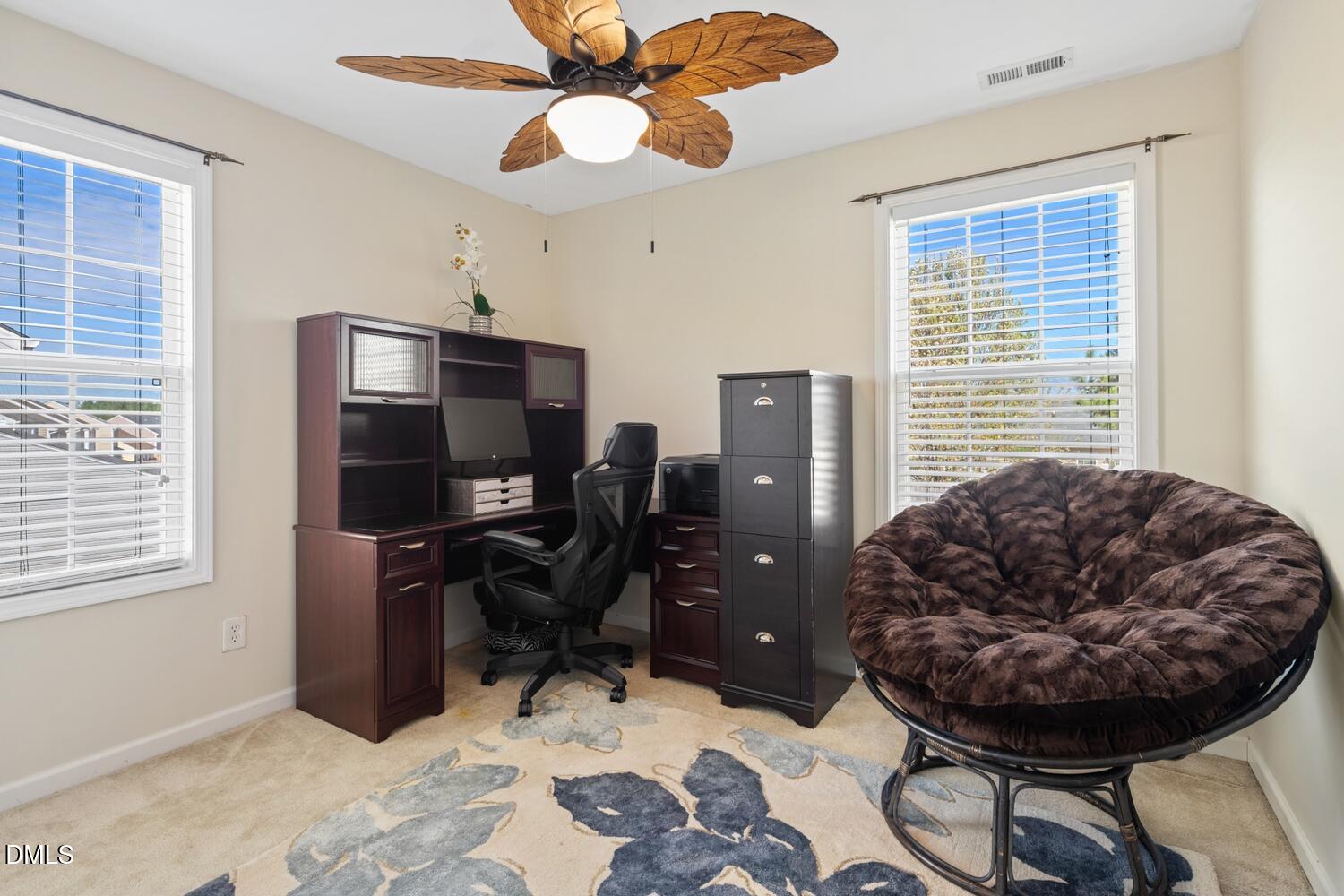4113 Lady Slipper Lane Durham, NC 27704 - Photo 18 of 28 a workspace with furniture and a window