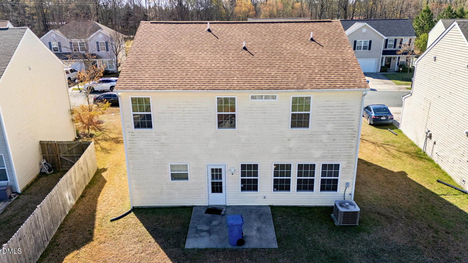 4113 Lady Slipper Lane Durham, NC 27704 - Photo 24 of 28 a aerial view of a house with a yard
