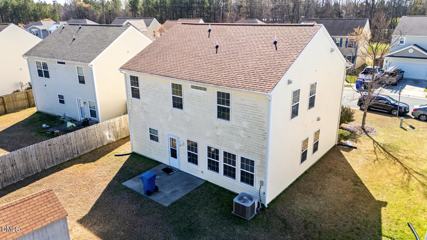 4113 Lady Slipper Lane Durham, NC 27704 - Photo 25 of 28 a view of a house with backyard and trees