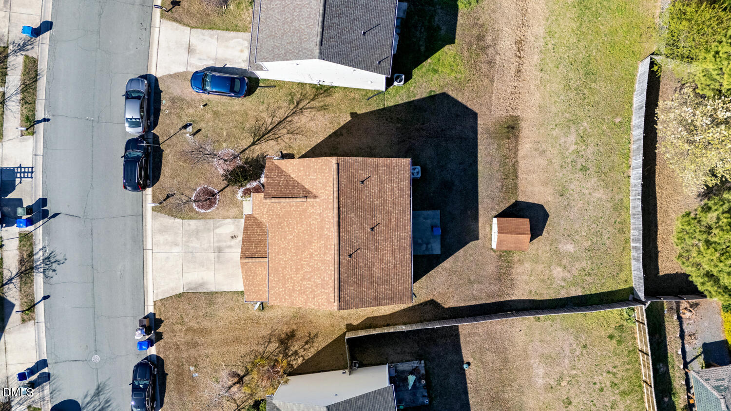 4113 Lady Slipper Lane Durham, NC 27704 - Photo 27 of 28 with aerial view of a house with outdoor space