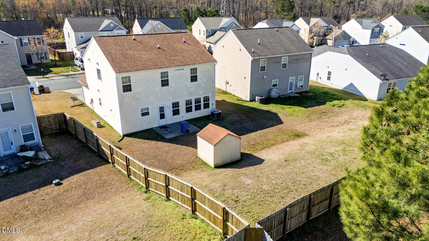 4113 Lady Slipper Lane Durham, NC 27704 - Photo 6 of 28 an aerial view of residential houses with outdoor space