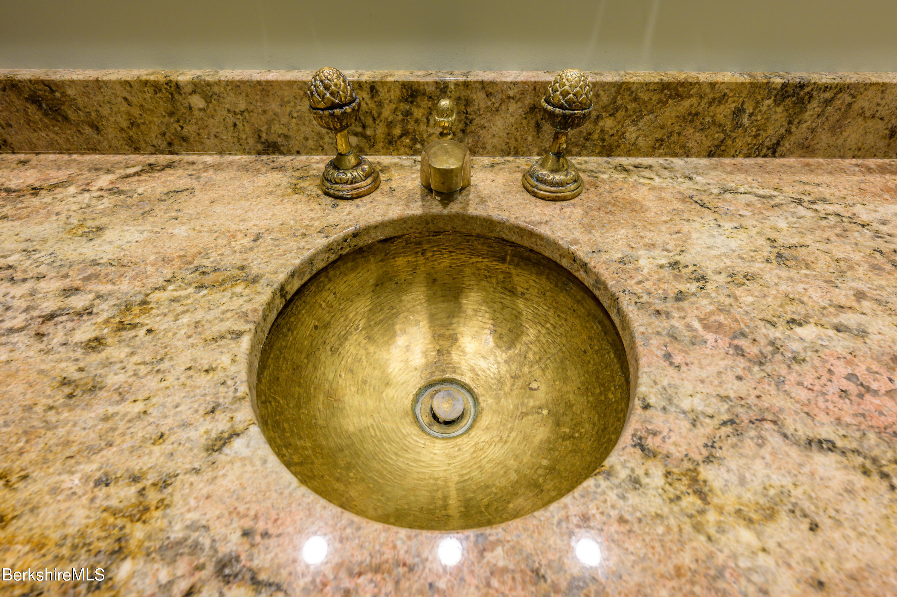 66 West Center Road West Stockbridge, MA 01266 - Photo 14 of 47 Stylish copper sink in the power room