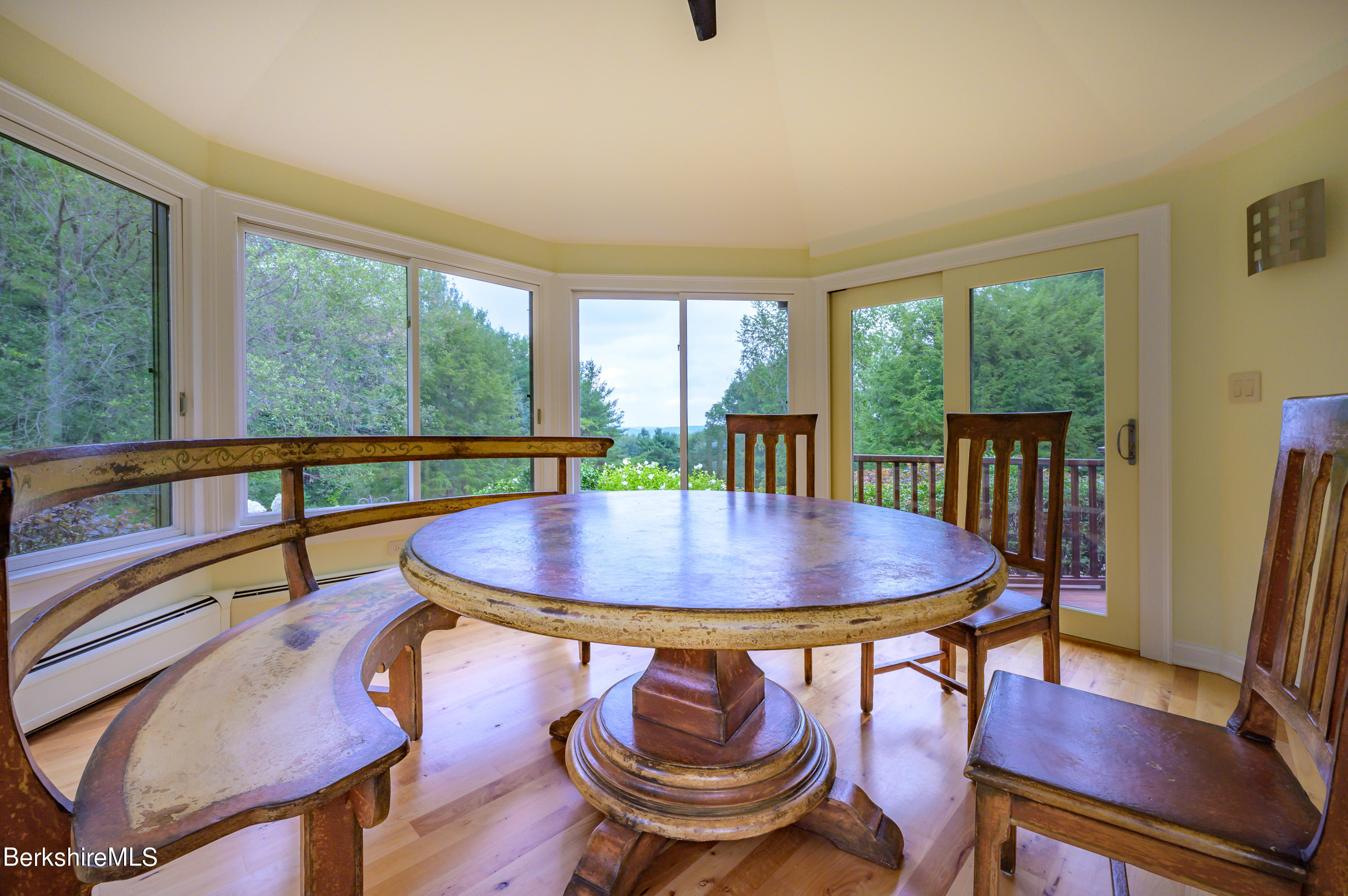 66 West Center Road West Stockbridge, MA 01266 - Photo 16 of 47 Sun room with 360 degree views