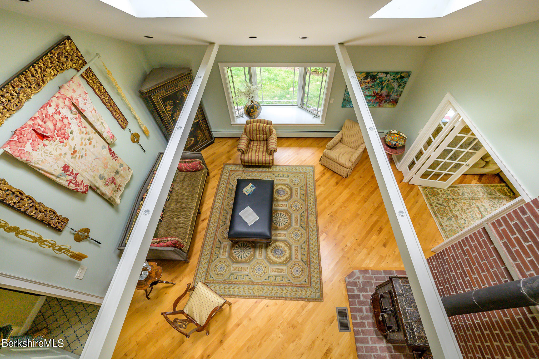 66 West Center Road West Stockbridge, MA 01266 - Photo 28 of 47 view from cat walk to the living room