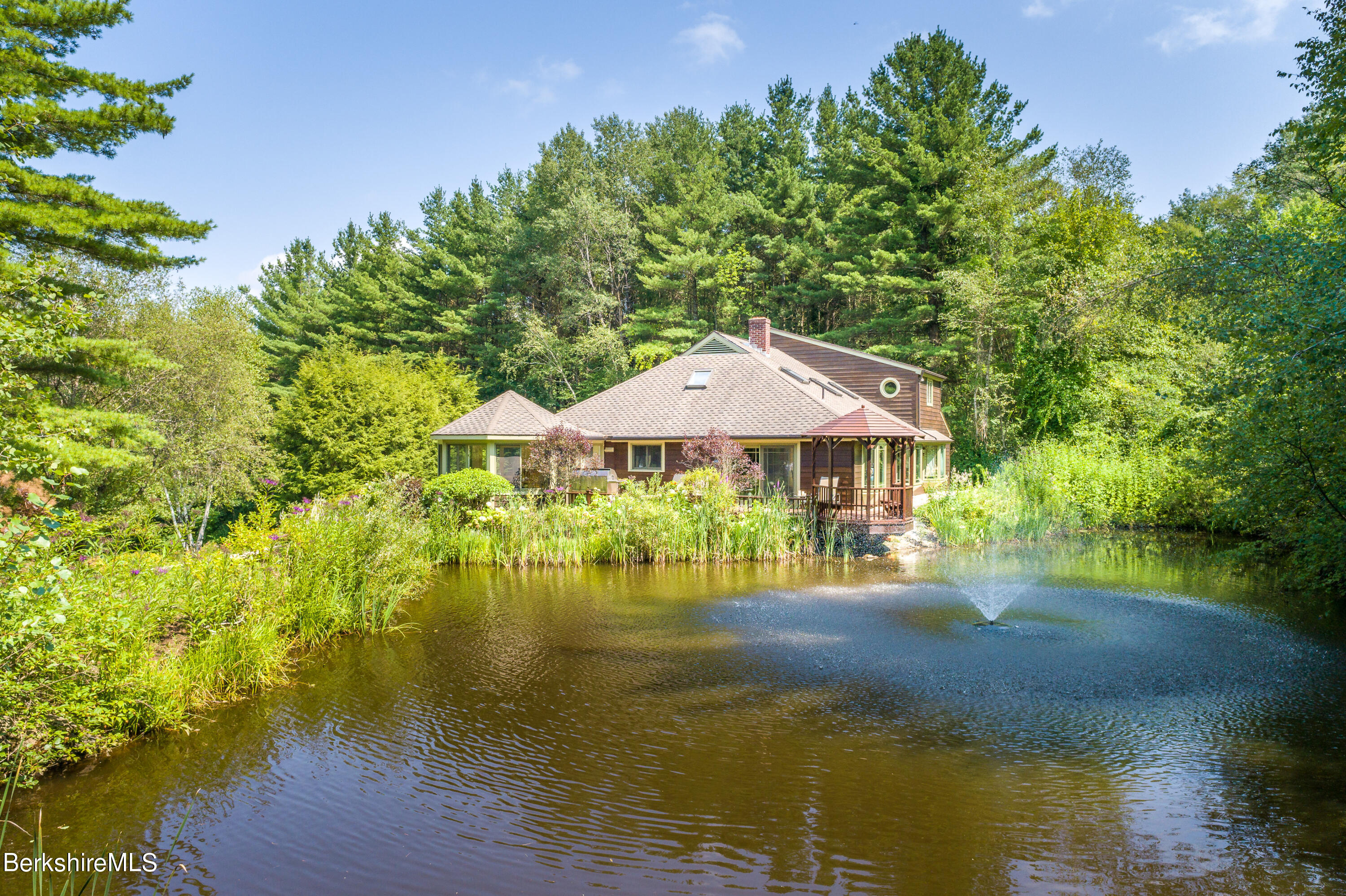 66 West Center Road West Stockbridge, MA 01266 - Photo 30 of 47 View from opposite side of pond