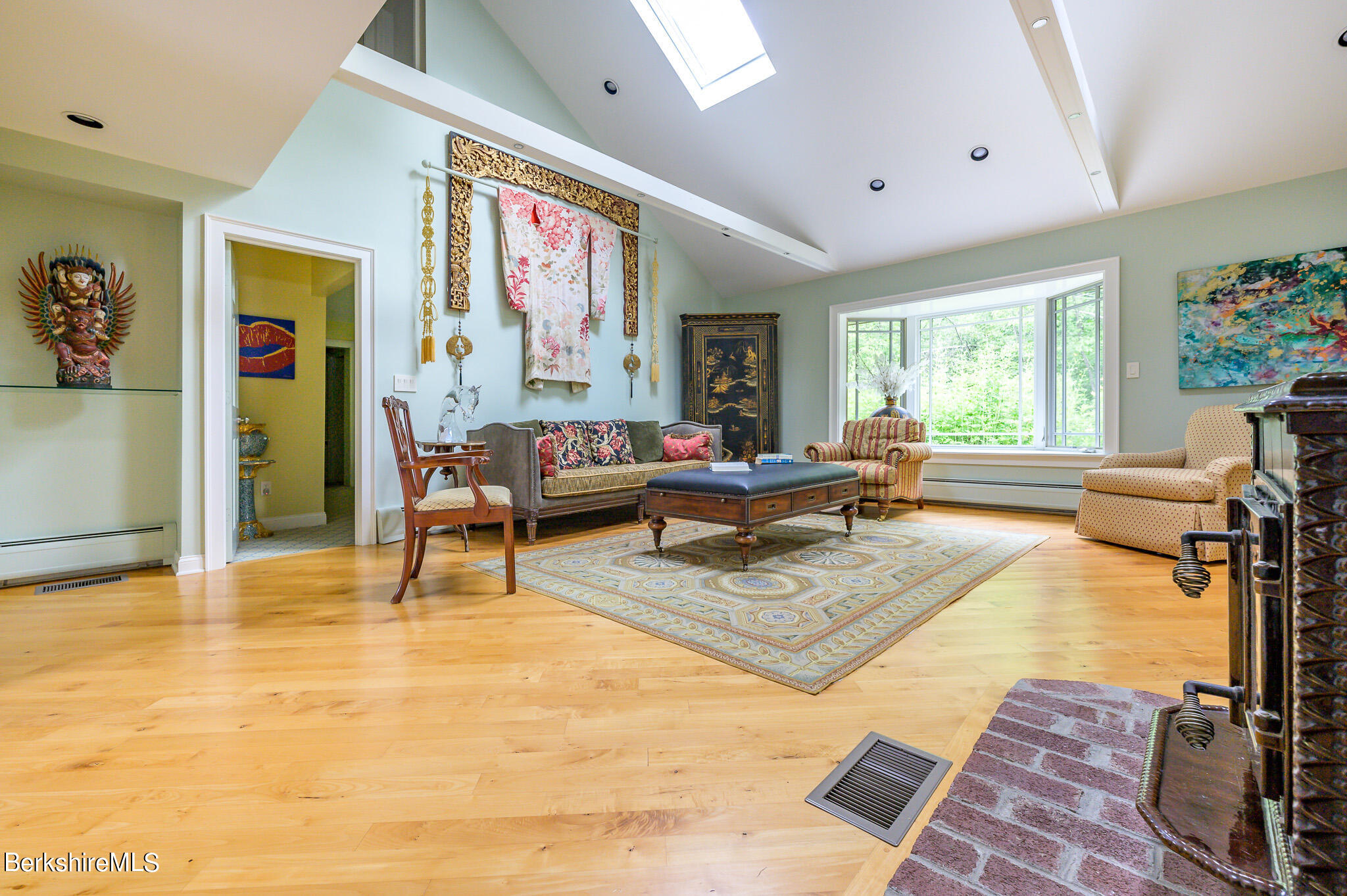 66 West Center Road West Stockbridge, MA 01266 - Photo 9 of 47 Living room overlooking pond