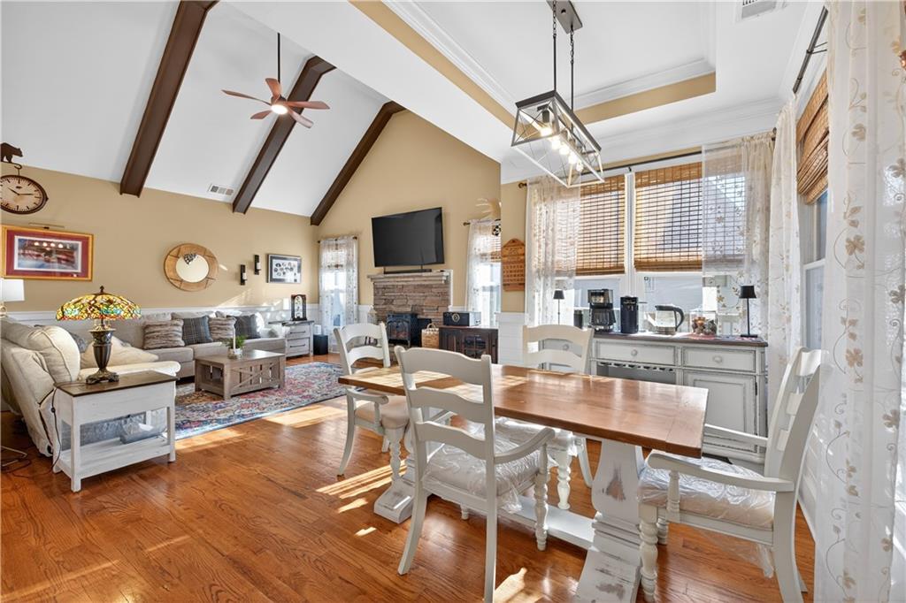 905 Old Forge Lane Jefferson, GA 30549 - Photo 20 of 69 a living room with fireplace furniture and a flat screen tv