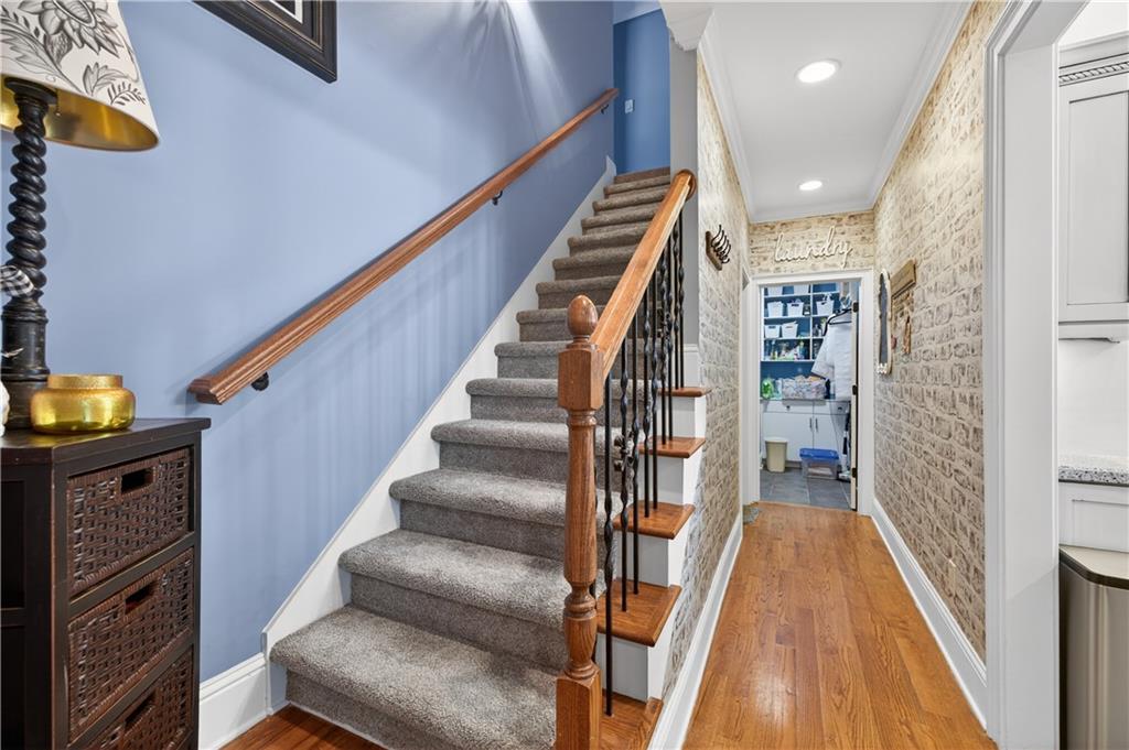 905 Old Forge Lane Jefferson, GA 30549 - Photo 39 of 69 a view of entryway and hall with wooden floor