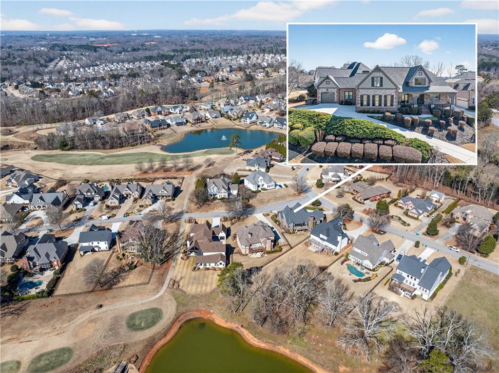 905 Old Forge Lane Jefferson, GA 30549 - Photo 65 of 69 an aerial view of residential houses with outdoor space
