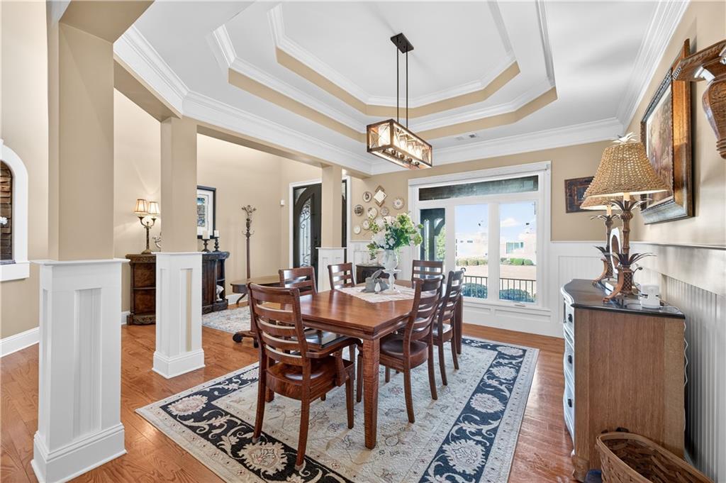 905 Old Forge Lane Jefferson, GA 30549 - Photo 8 of 69 a view of a dining room with furniture window and wooden floor