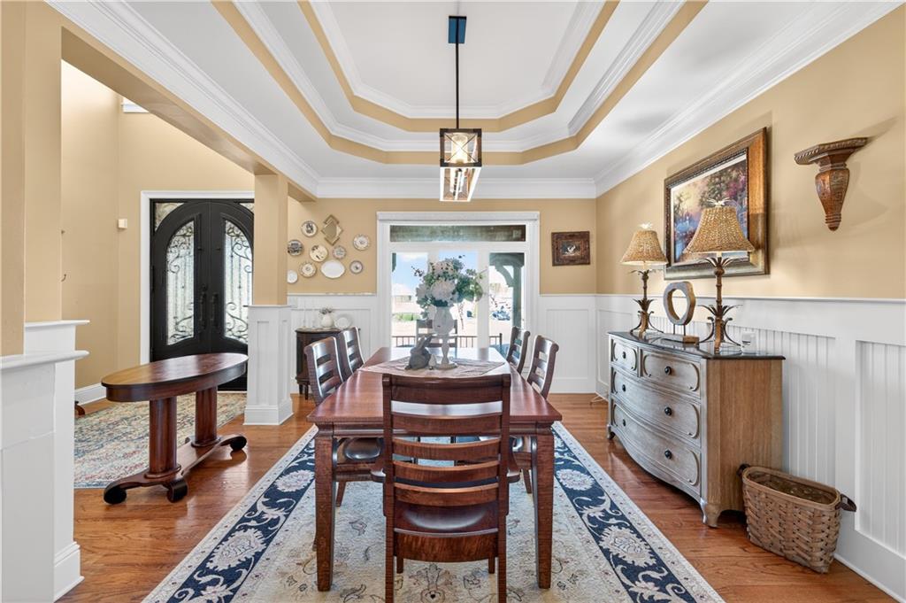 905 Old Forge Lane Jefferson, GA 30549 - Photo 9 of 69 a view of a dining room with furniture window and wooden floor