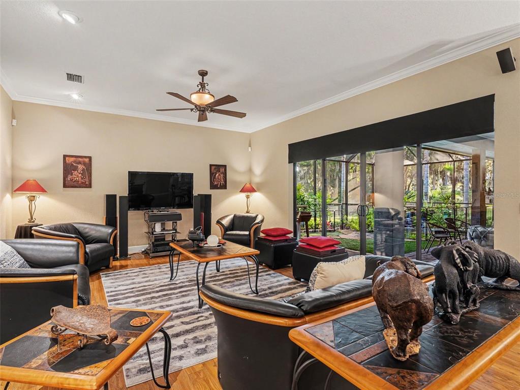 339 Corbett Road Lithia, FL 33547 - Photo 15 of 38 a living room with furniture and a flat screen tv
