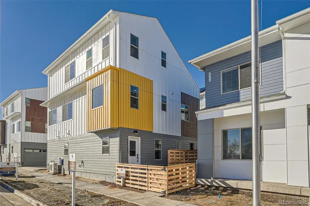 a front view of a building