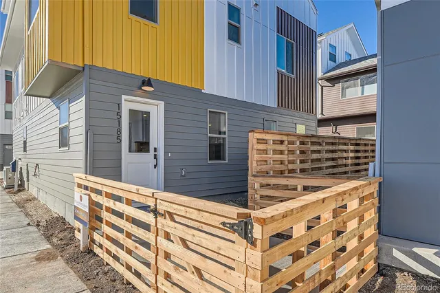 a view of building with stairs