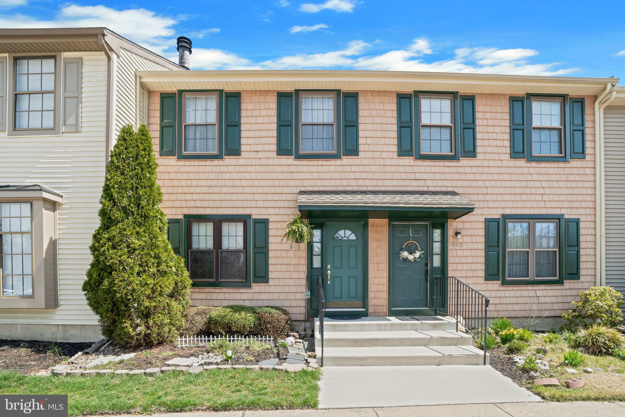 806 Kings Croft Drive Cherry Hill, NJ 08034 - Photo 2 of 31 a front view of a house with garden
