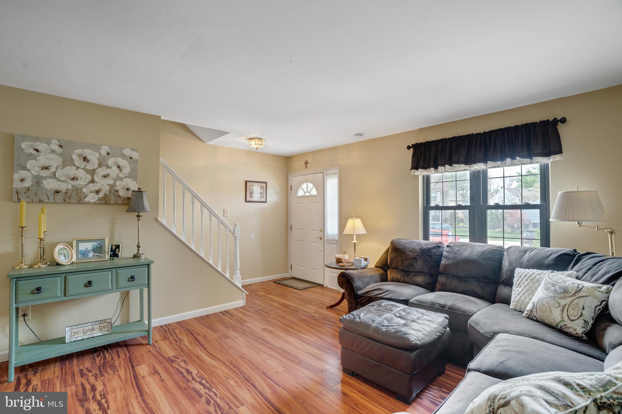 806 Kings Croft Drive Cherry Hill, NJ 08034 - Photo 4 of 31 a living room with furniture and a wooden floor