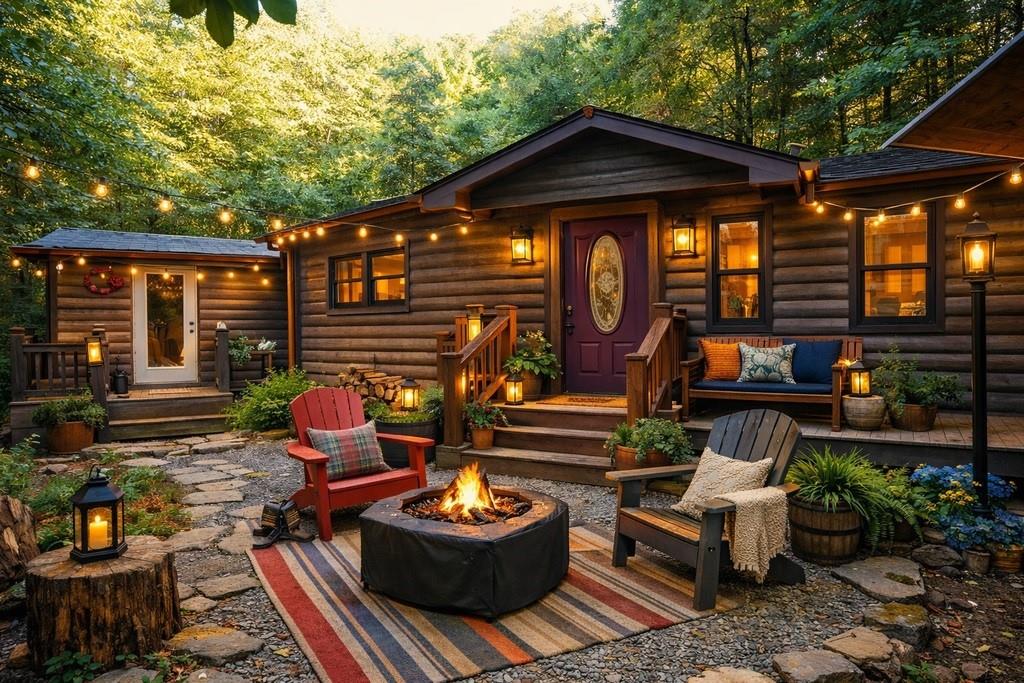 192 Bushy Head Road Cherry Log, GA 30522 - Photo 11 of 13 a patio with sofas table and chairs