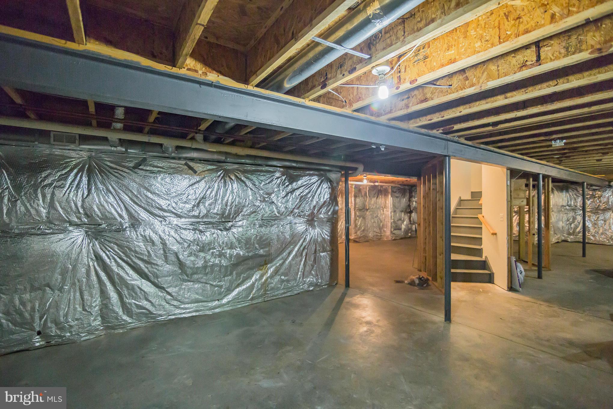 18014 Coachmans Road Germantown, MD 20874 - Photo 27 of 30 Unfinished basement awaits your finishing touches