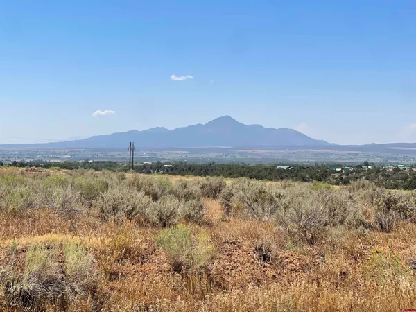 a view of a lake with mountains in the background