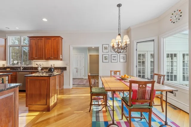 a room with furniture and wooden floor