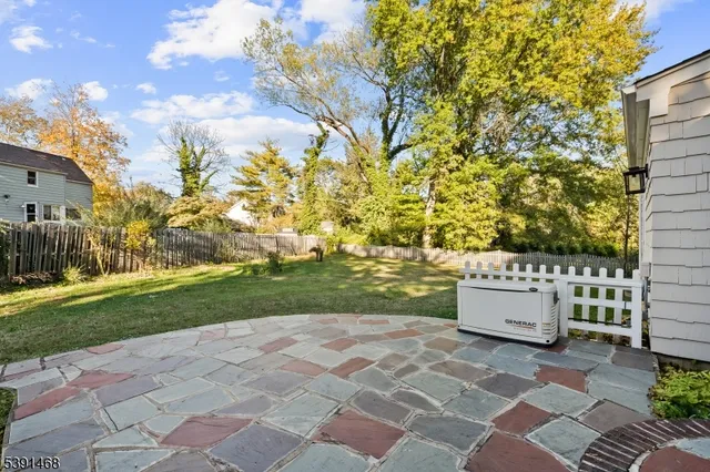 a view of a room with a yard