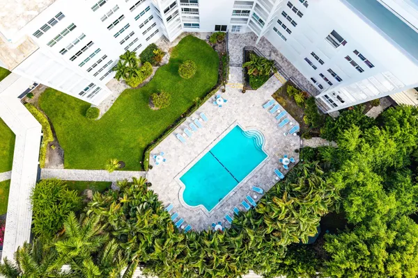 an aerial view of a