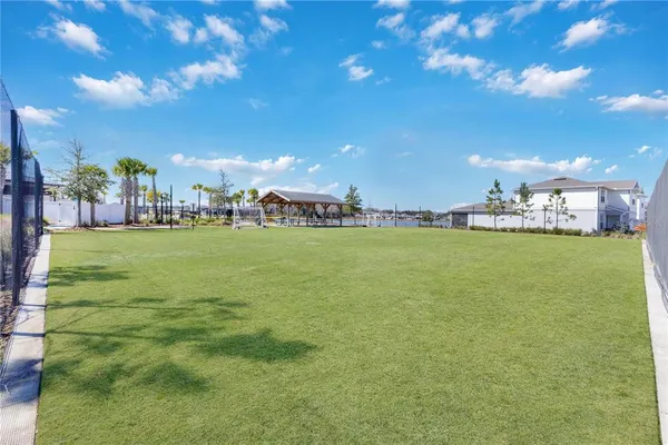 a view of a green field