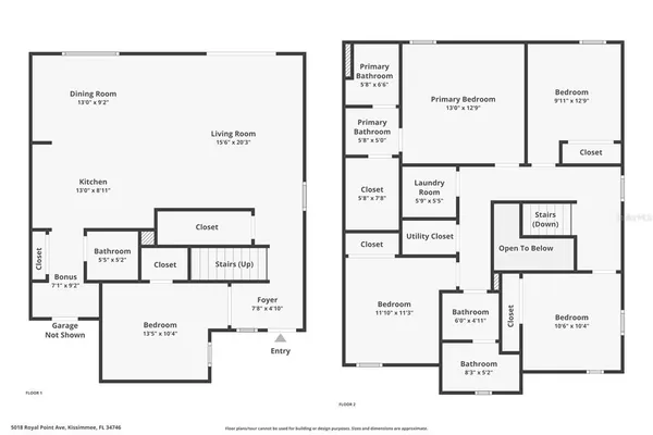 $425,000 | 5018 Royal Point Avenue, Kissimmee, FL 34746