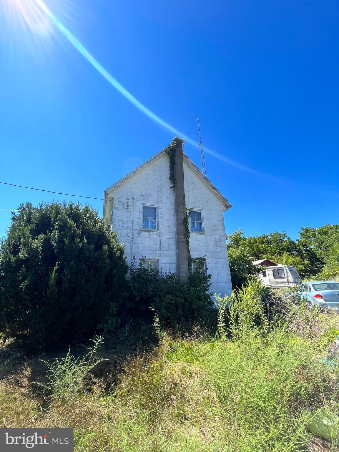 a view of a back yard