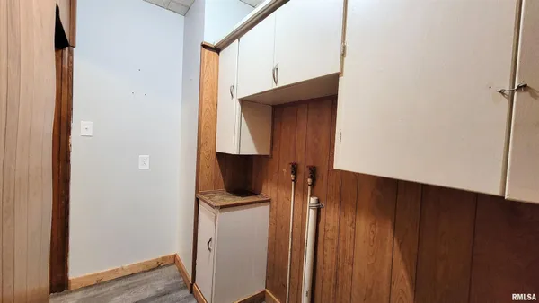 a close view of walk in closet