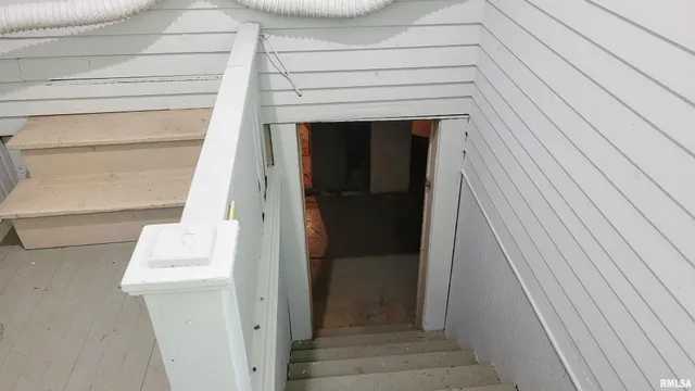 a utility room with cabinets
