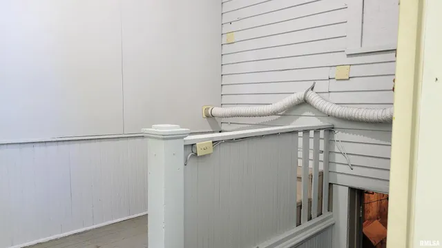 a view of storage and utility room