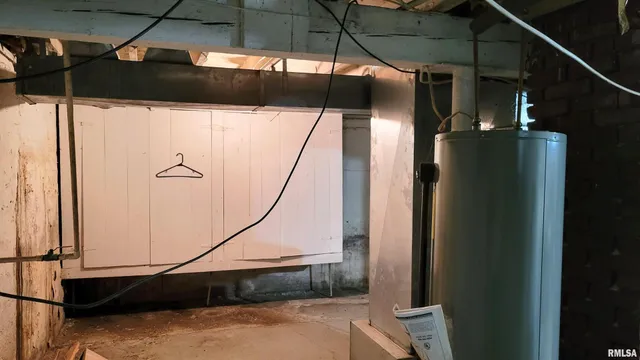 a view of storage and utility room
