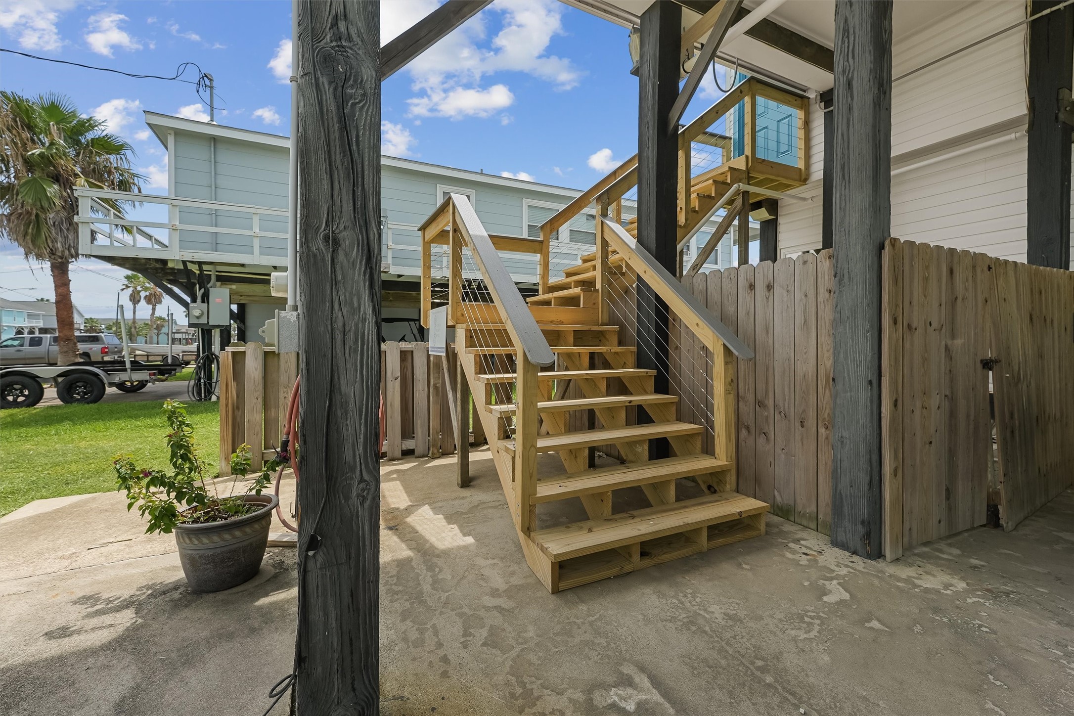 313 Schooner Drive Freeport, TX 77541 - Photo 22 of 30 a view of an outdoor space and deck