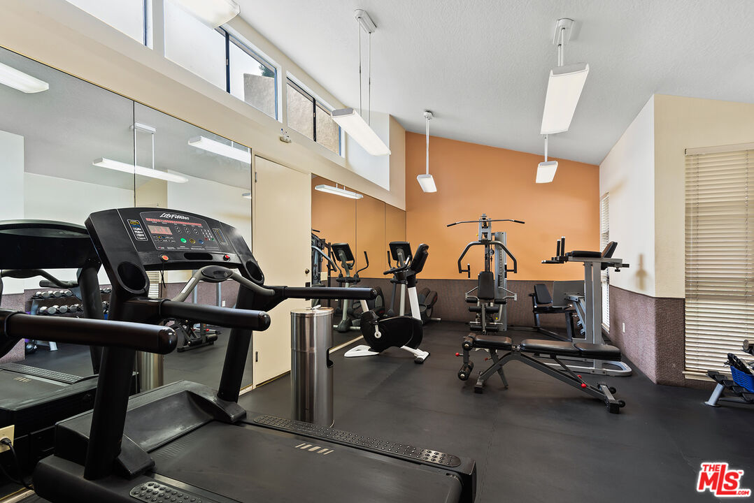 8600 Tuscany Avenue, Unit 419 Playa del Rey, CA 90293 - Photo 35 of 35 a view of a room with gym equipment
