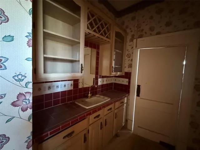 a room with storage and utility