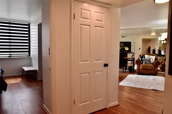 a view of a living room and dining room