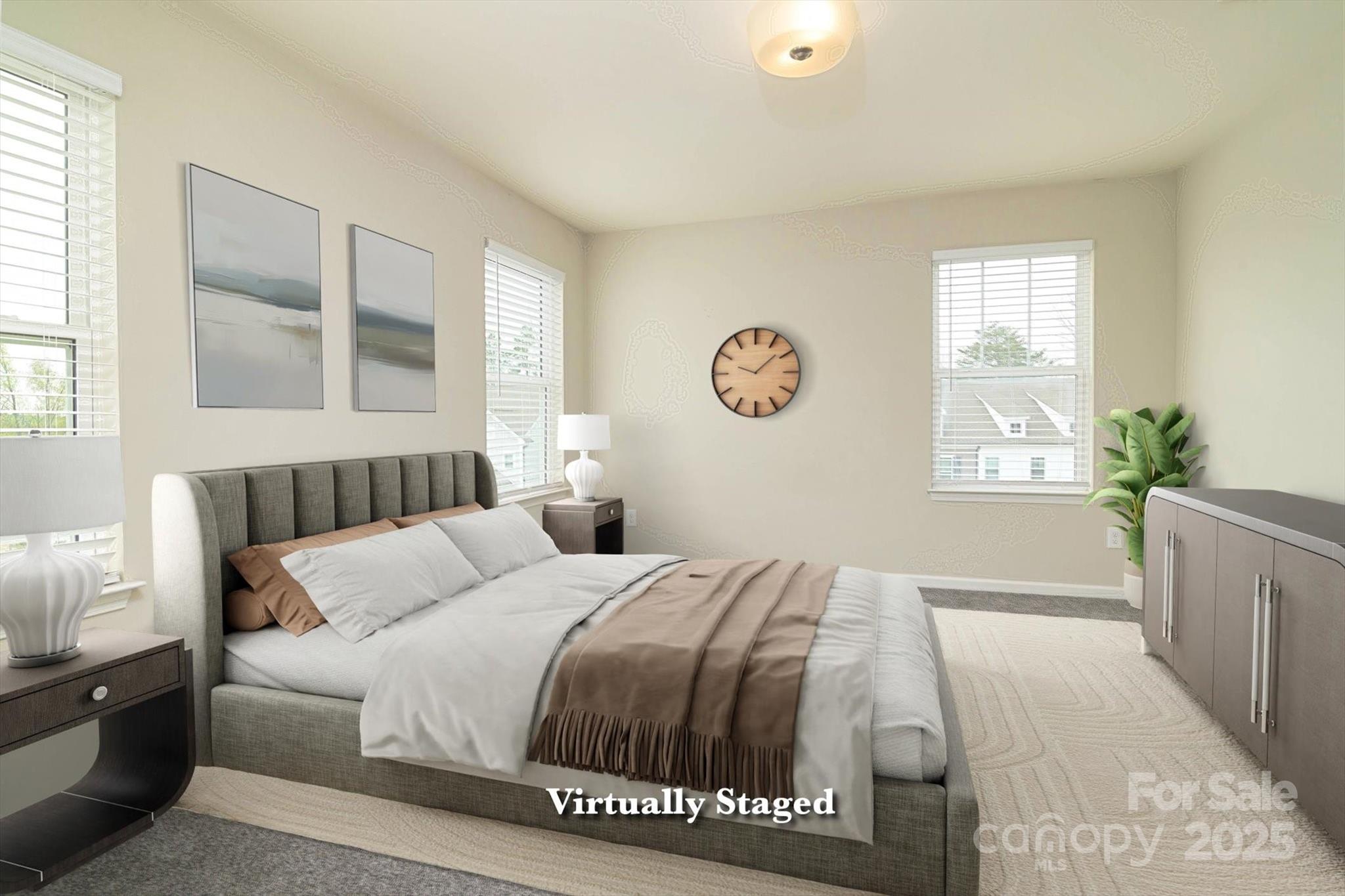 13304 Porter Creek Road Charlotte, NC 28262 - Photo 18 of 22 a bedroom with a bed and a window