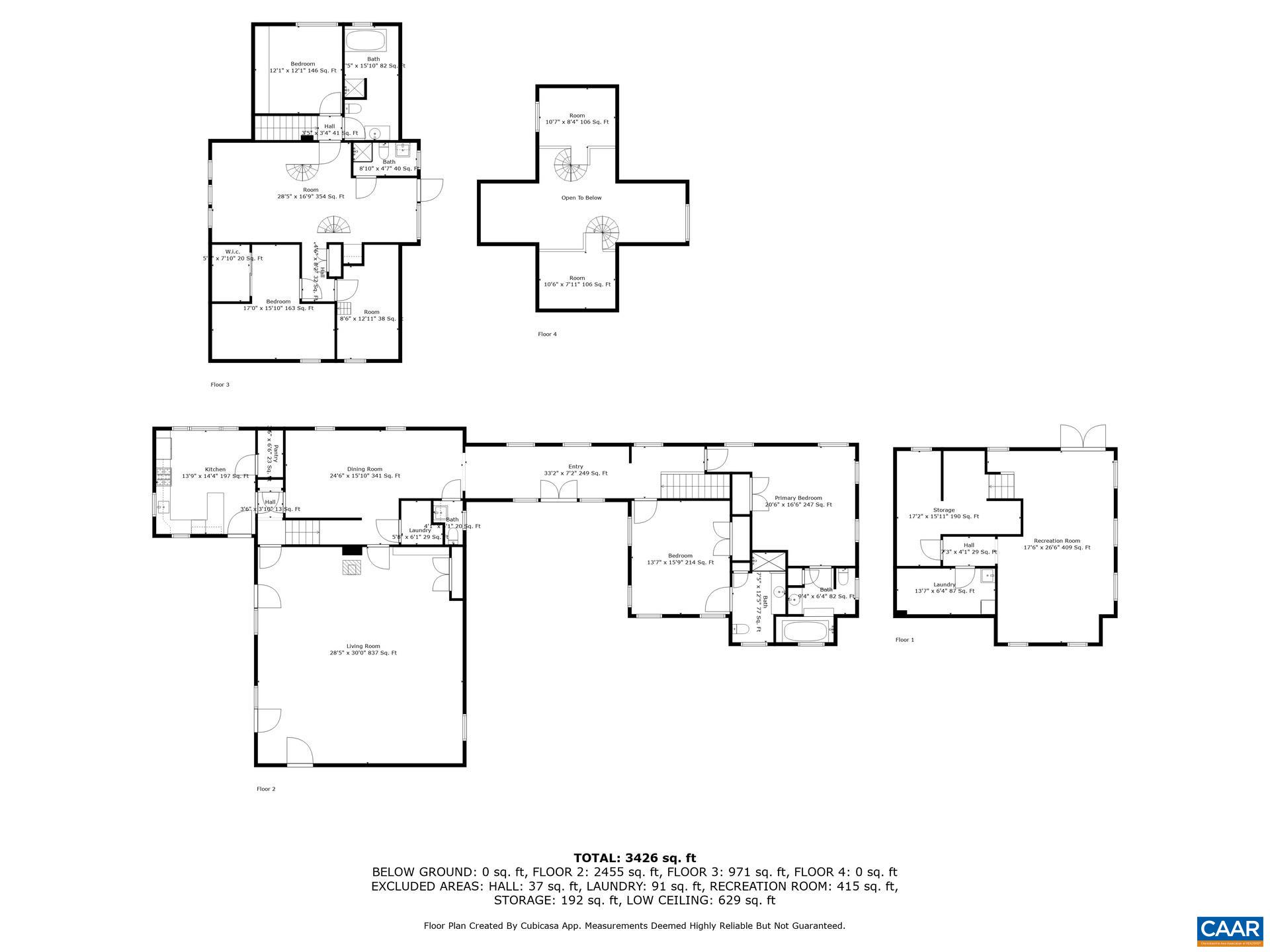 122 Seville Road Rochelle, VA 22738 - Photo 36 of 40 a picture of floor plan