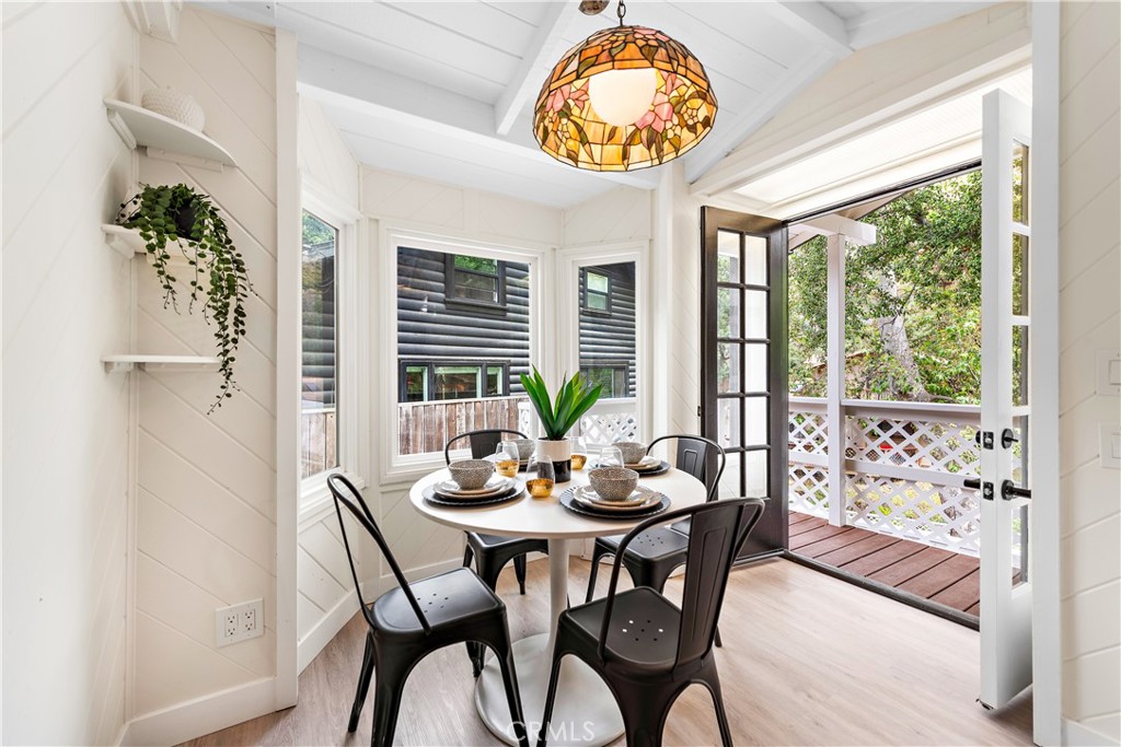 29229 Hazel Bell Drive Silverado, CA 92676 - Photo 13 of 39 a view of a dining room with furniture window and outside view