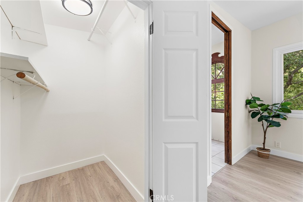 29229 Hazel Bell Drive Silverado, CA 92676 - Photo 28 of 39 a view of small space with wooden floor and potted plant