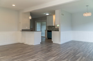 18406 Bock Road Lansing, IL 60438 - Photo 2 of 20 a view of a kitchen cabinets and wooden floor
