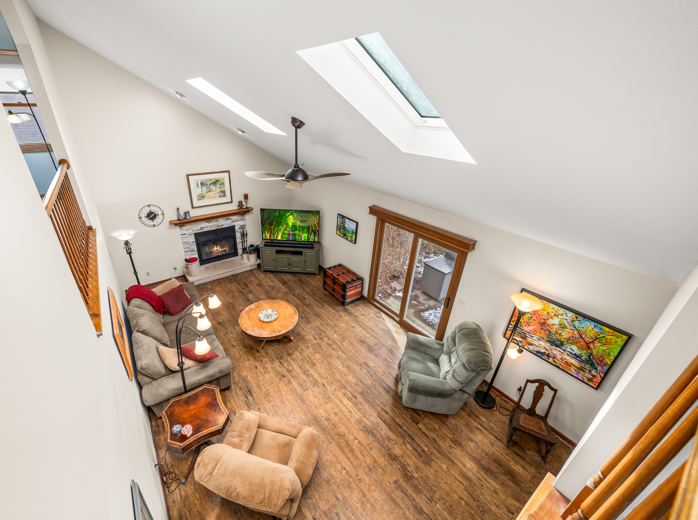 540 Parkside Drive Elburn, IL 60119 - Photo 20 of 38 a living room with furniture and a fireplace