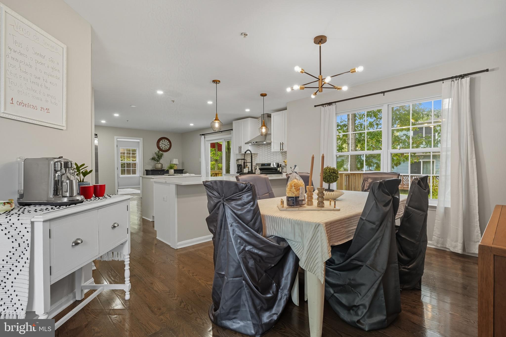 3100 Hillside Avenue Cheverly, MD 20785 - Photo 9 of 58 a view of a dining room with furniture window and wooden floor