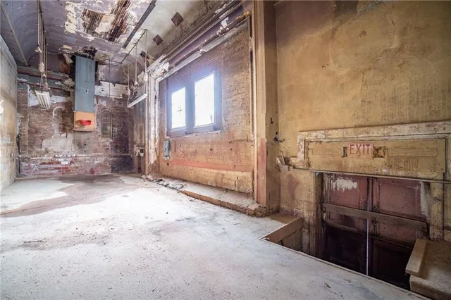 a view of storage and utility room