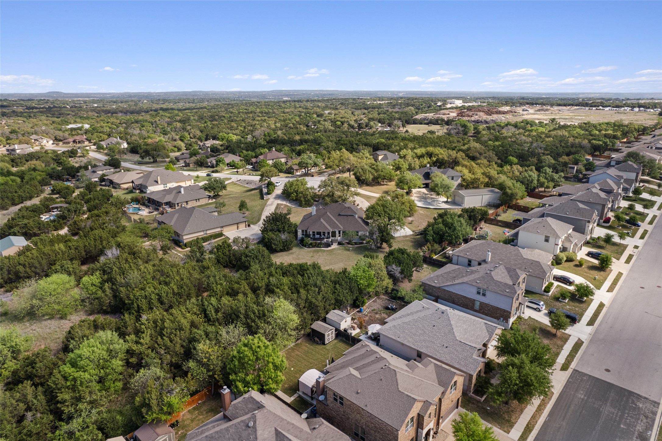 164 Milestone Road Liberty Hill, TX 78642 - Photo 37 of 40 Aerial perspective of the area